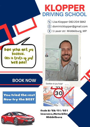 Success Stories From Klopper Driving School